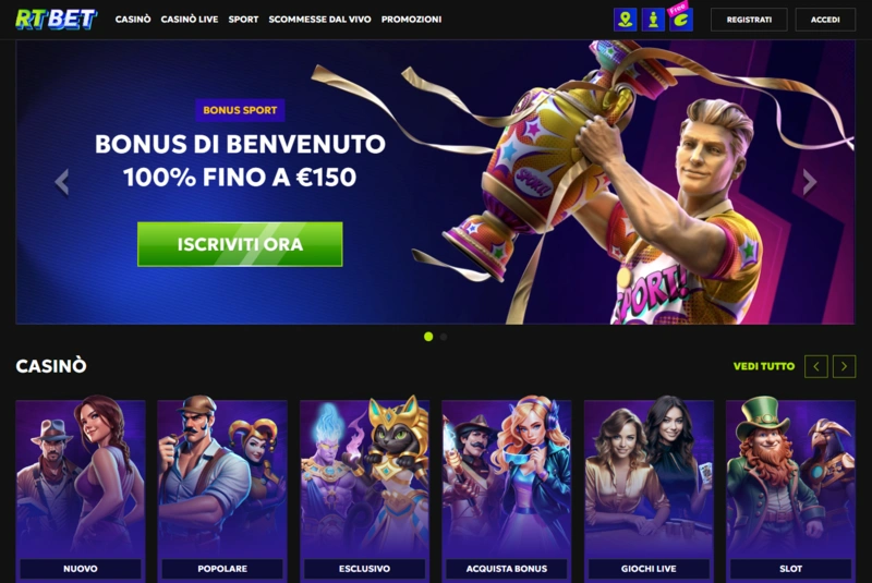 rtbet home page